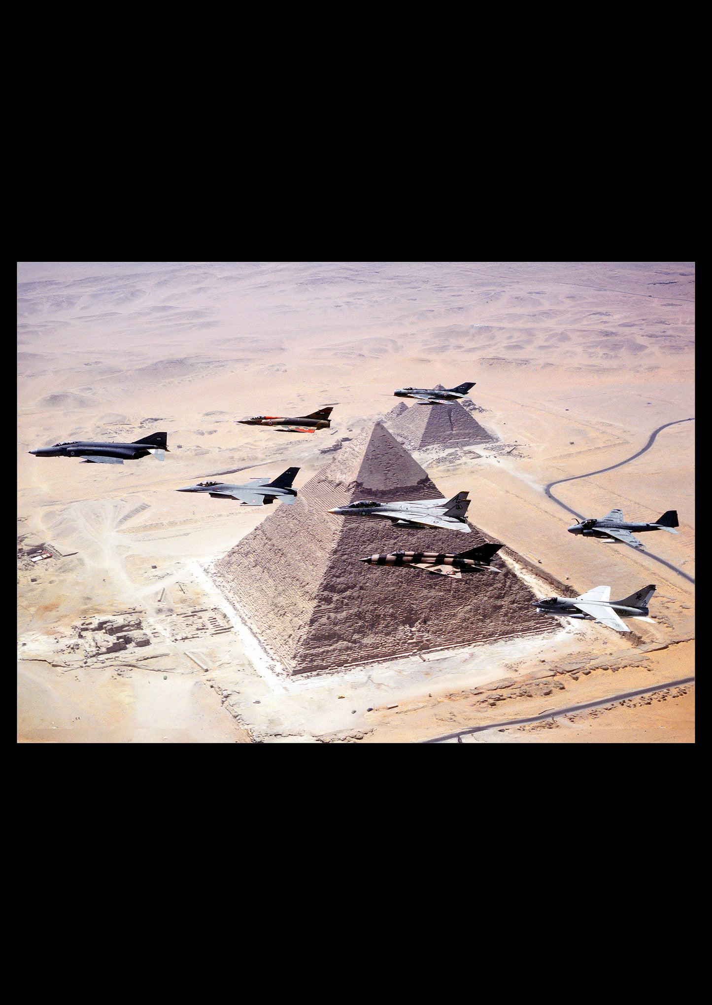Pyramid Flyover (Poster)