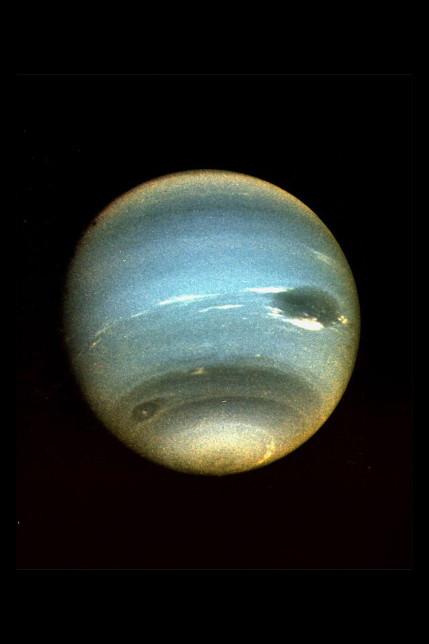Neptune Captured by Voyager 2 (Poster)