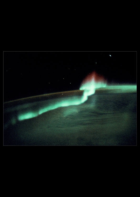 Aurora Borealis From Space (Poster)