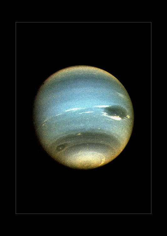 Neptune Captured By Voyager 2 (Poster)