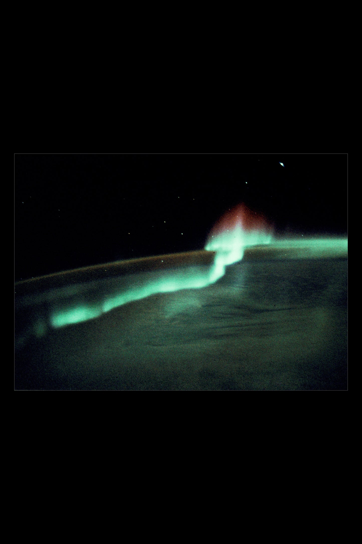 Aurora Borealis From Space (Poster)