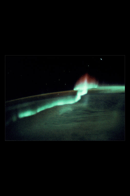 Aurora Borealis From Space (Poster)