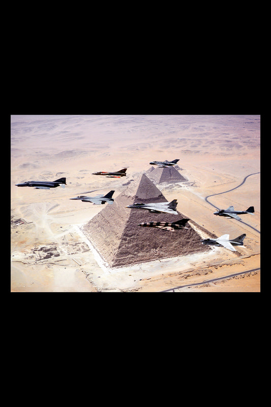Pyramid Flyover (Poster)